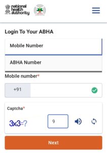 ABHA Card download by Aadhaar number