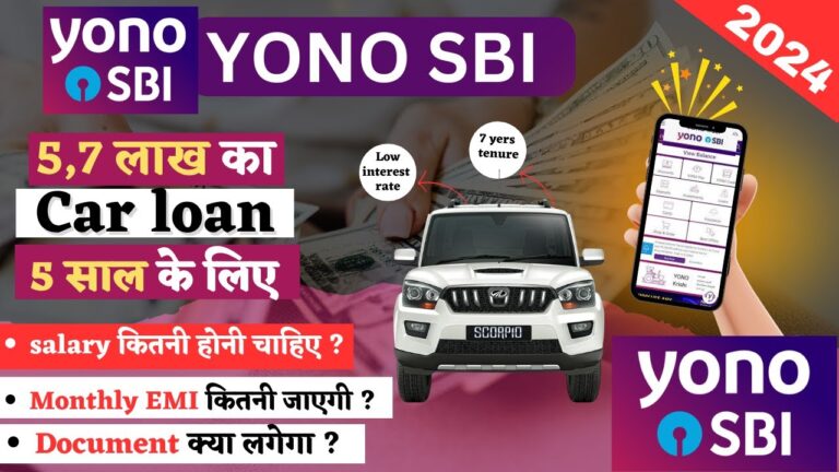 SBI Yono app Car Loan