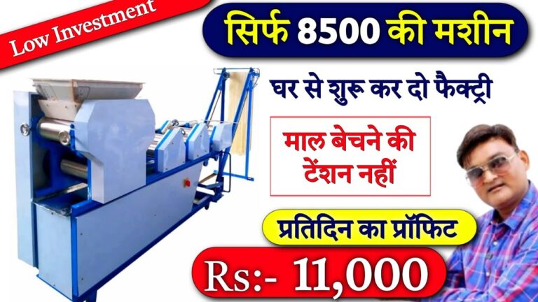 घर में लगाइए फैक्ट्री: 2025 के Business Ideas के साथ शुरू करें Chowmein और Noodles Making Machine का बिज़नेस