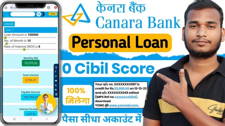 Canara Bank Personal Loan 2025