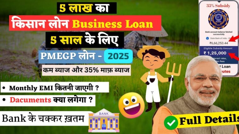 2025 में PMEGP लोन: जानें कैसे करें ऑनलाइन आवेदन, 5 लाख रुपये तक का लोन, तुरंत अप्रूव