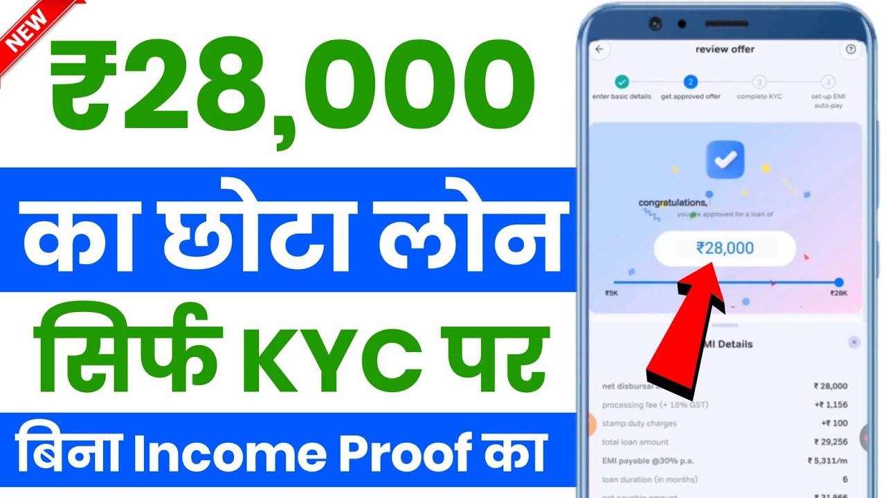 बिल्कुल कम CIBIL स्कोर वाले कैसे ले सकते हैं लोन - पैन कार्ड और KYC से 28,000 रुपये तक का छोटा लोन