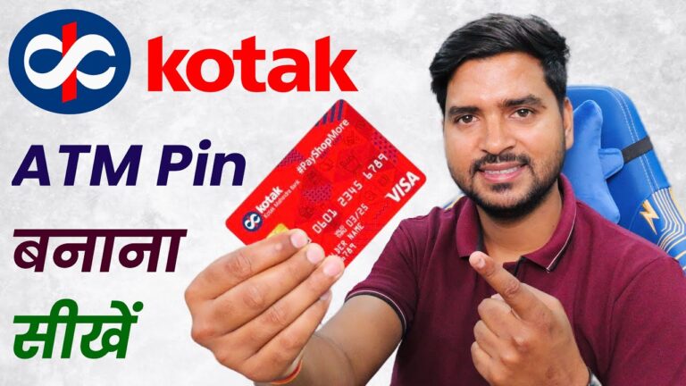 Kotak ATM Pin Generation