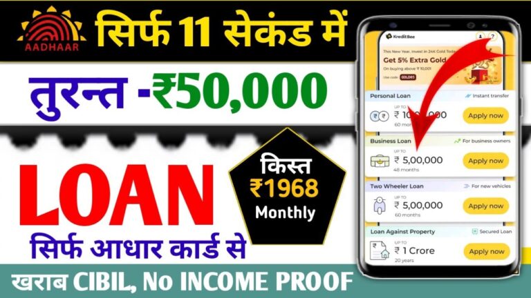 50,000 Loan Without CIBIL Score in Hindi